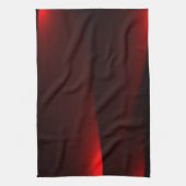 Cranberry und schwarze Lichter Geschirrtuch (Vertikal)