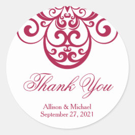 Cranberry Verziert, vielen Dank für Stickers