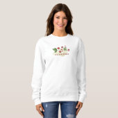 Cranberry Watercolor Pub für Oma Sweatshirt (Vorne ganz)