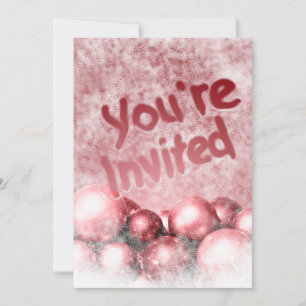 Cranberry Weihnachts-Party individuelle Einladunge Einladung