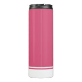 Cranberry White | elegant | Minimal | Angepasst Thermosbecher (Rückseite)