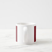 Cranberry Wine Burgund Dekoration Behalte Beruhigu Espressotasse (Rückseite)