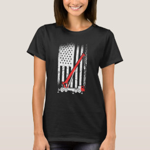Cranbetreiber Patriotic American USA Flag T-Shirt