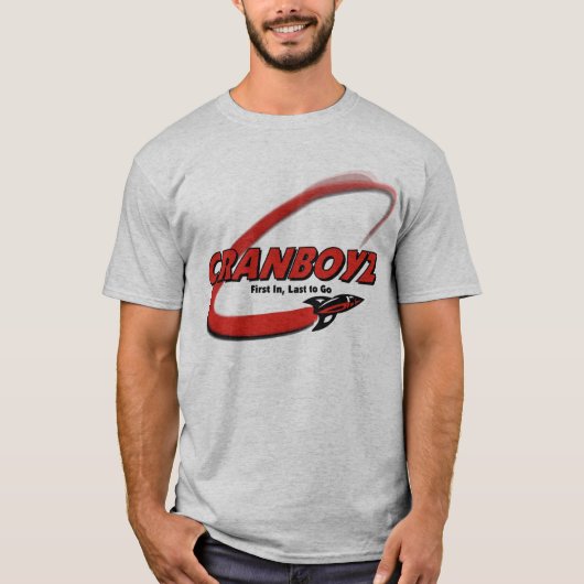 Cranboyz Logo 1-Sided (heller Hintergrund) T-Shirt (Vorderseite)