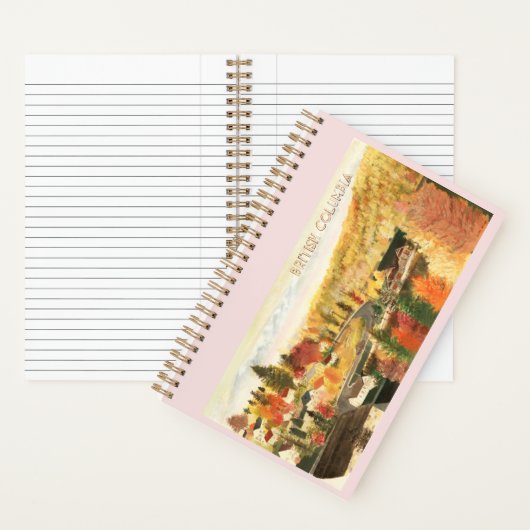 Cranbrook BC Canada painting Notebook Notizblock (Innen)