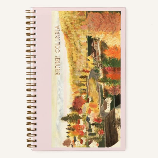 Cranbrook BC Canada painting Notebook Notizblock (Vorderseite)