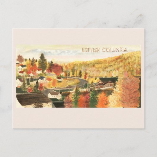 Cranbrook British Columbia Travel Postcard Postkarte (Vorderseite)