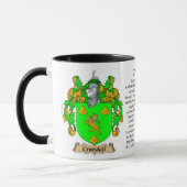 Crandall-Familien-Wappen Tasse (Links)