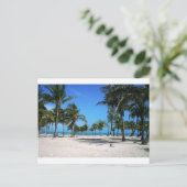 Crandon Beach Postkarte (Stehend Vorderseite)