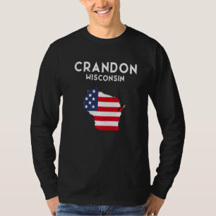Crandon Wisconsin USA Staat America Travel Wiscons T-Shirt