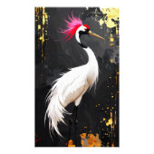 Crane Art  - Contemporary Asian‑Inspired Design Fotodruck (Vorne)