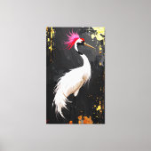 Crane Art  - Contemporary Asian‑Inspired Design Leinwanddruck (Vorderseite)