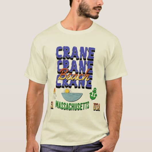 Crane Beach, Ipswich, Massachusetts T-Shirt (Vorderseite)