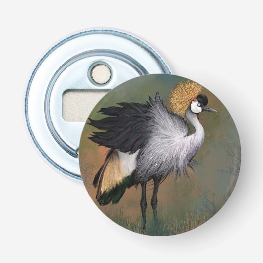 Crane Bird Flaschenöffner (Vorderseite)