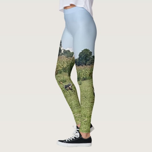 Crane Bird Leggings (Links)