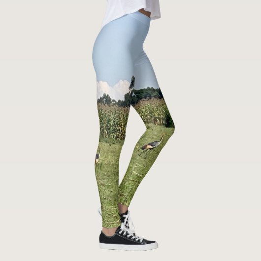 Crane Bird Leggings (Rechts)