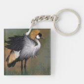 Crane Bird Schlüsselanhänger Gift (Rückseite)