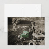 CRANE COLORSPLASH CHEVROLET BETRIEBSMOTOR POSTKARTE (Vorne/Hinten)