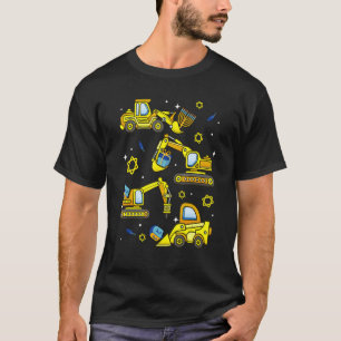 Crane Construction Chanukah Pajamas Kleinkind Boys T-Shirt
