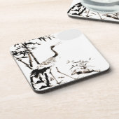 Crane Cork Untersetzer (Linke Seite)