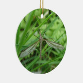 Crane Fly Custom Geburtstag Keramik Ornament (Rechts)