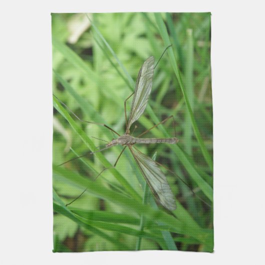 Crane Fly Kitchtuch Handtuch (Vertikal)