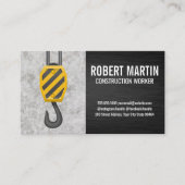 Crane Hook | Pulley Winch Construction Terminkarte (Vorderseite)