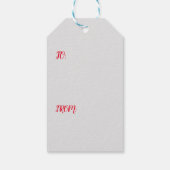 CRANE JAPANESE-DRUCKENMarkierung Geschenkanhänger (Rückseite)