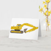 Crane Karte (Gelbe Blume)