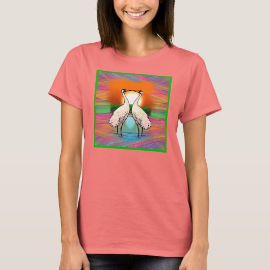 Crane Liebe Shirt (Vorderseite)