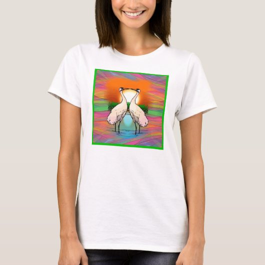Crane Liebe Shirt (Vorderseite)