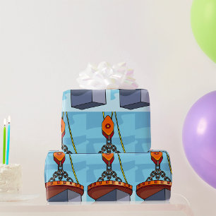 Crane Lifting Geschenkpapier