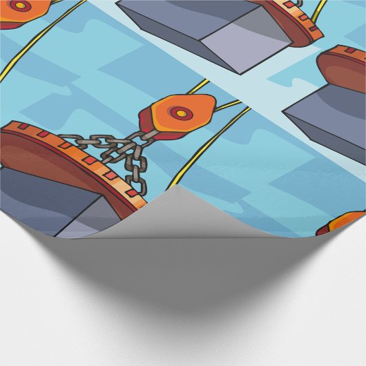 Crane Lifting Geschenkpapier