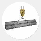 Crane Lifting Girders Stickers (Vorderseite)