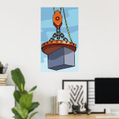 Crane Lifting Poster (Heimbüro)