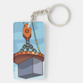 Crane Lifting Schlüsselanhänger (Rückseite)