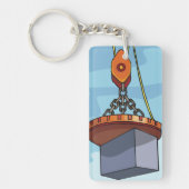 Crane Lifting Schlüsselanhänger (Vorderseite)