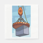 Crane Lifting Serviette (Vorderseite)
