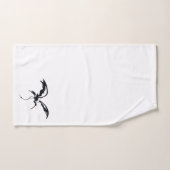 Crane Line Art Badhandtuch Set (Handtuch)