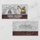 Crane | Logo für Baugestänge Visitenkarte (Vorne/Hinten)