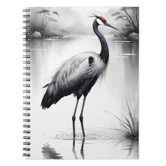 Crane | Notebook-Journal Notizblock (Vorderseite)