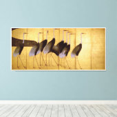 Crane, Ogata Korin, japanische Kunst Leinwanddruck (Insitu (Holzboden))