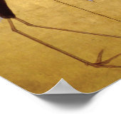 Crane, Ogata Korin, japanische Kunst Poster (Ecke)