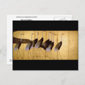 Crane, Ogata Korin, japanische Kunst Postkarte (Vorne/Hinten)
