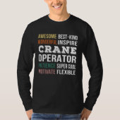 Crane Operator  Appreciation T-Shirt (Vorderseite)