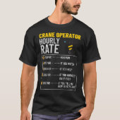 Crane Operator Construction Worker Tower Training T-Shirt (Vorderseite)