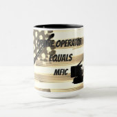 CRANE OPERATOR EQUALS MFIC vollständig benutzerdef Tasse (Zentrum)
