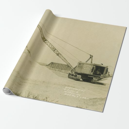 CRANE-OPERATOR SHOVEL 20 GESCHENKPAPIER (Ungerollt)