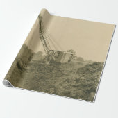 CRANE-OPERATOR SHOVEL 26 GESCHENKPAPIER (Ungerollt)