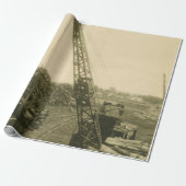 CRANE-OPERATOR SHOVEL 28 GESCHENKPAPIER (Ungerollt)